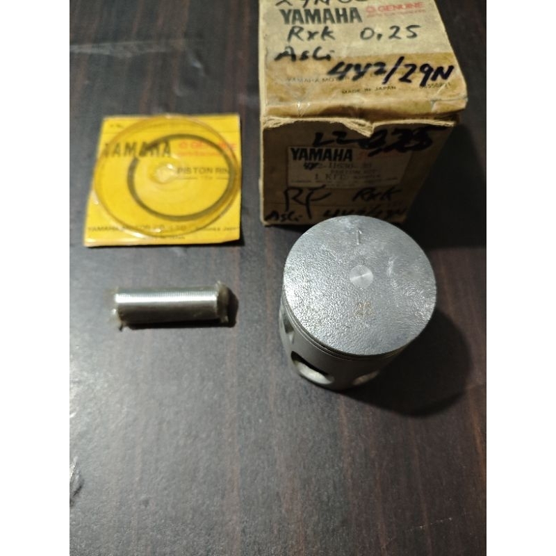 PISTON KIT SEHER ASSY SIZE 25 4Y2/29N RX KING KOBRA RX KING COBRA RXK OLD ORI ASLI ORIGINAL YAMAHA J
