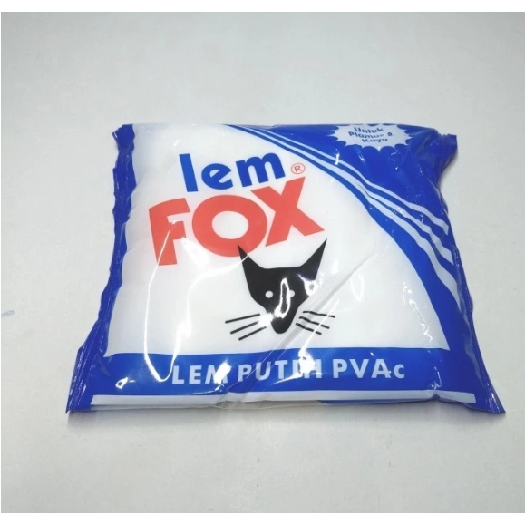 

LEM PUTIH FOX | LEM KAYU | LEM TRIPLEK | KEMASAN 350GR / 600GR