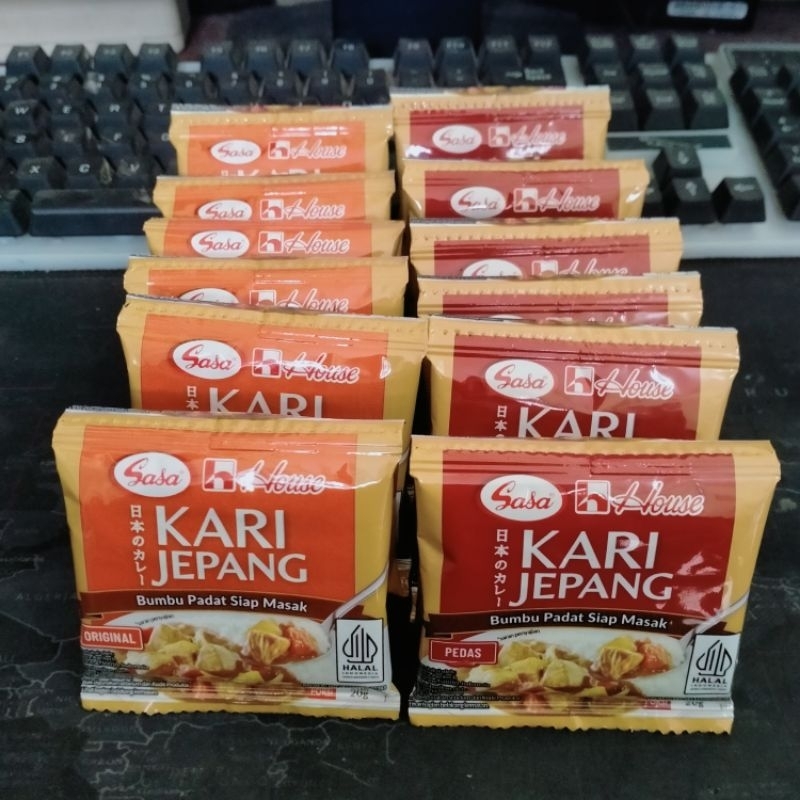 

Sasa House Kari Jepang Pedas & Original 20ge x 12 Sachet per RENCENG