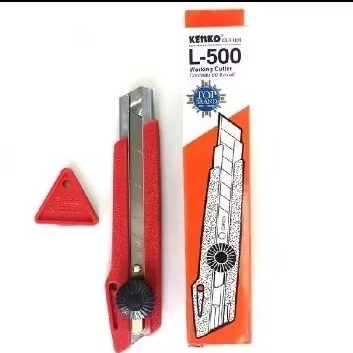

Pisau Cutter Kenko Besar L-500 – Tajam, Kokoh, Ukuran 18mm