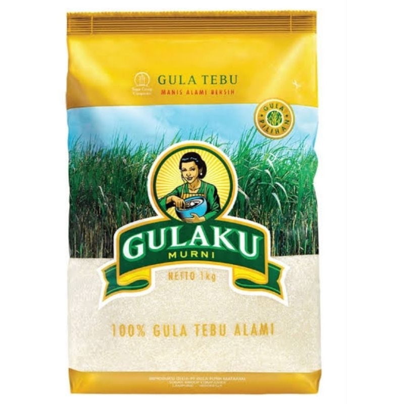 

Gulaku gula pasir kemasan kuning 1 kg