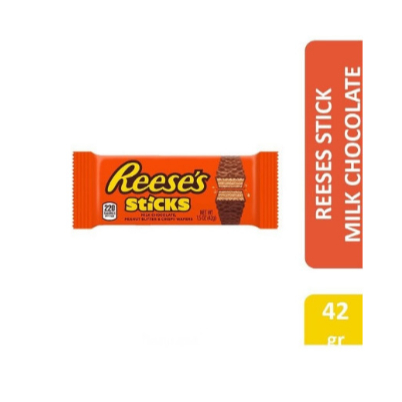 

Reeses Sticks Milk Chocolate Peanut Butter & Crispy Wafer