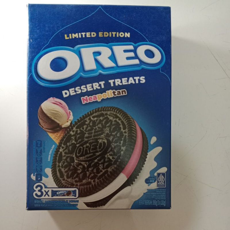 

OREO DESSERT TREATS NEAPOLITAN 393G (3X131G)