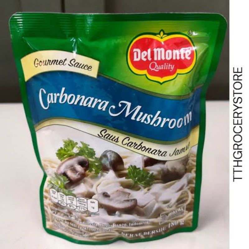 

saus del monte carbonara mushroom 180 gr