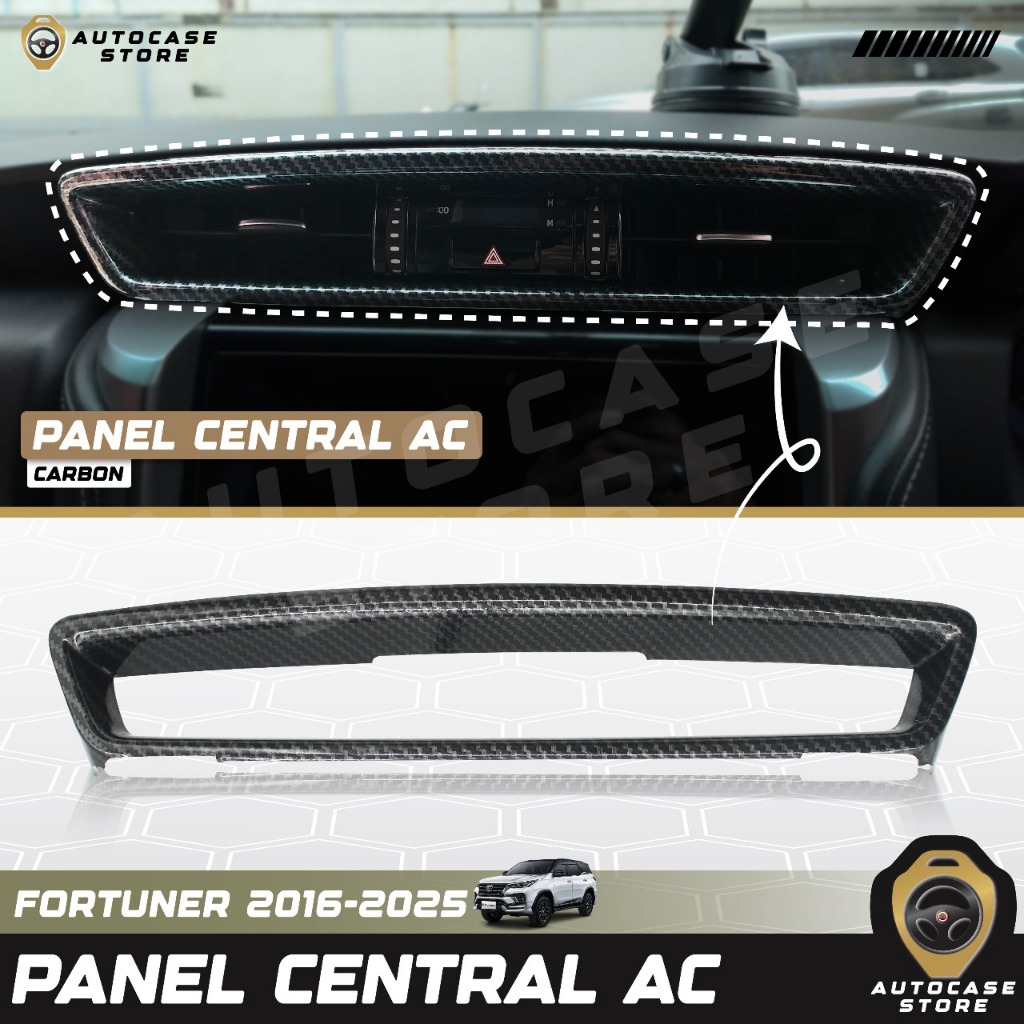 COVER PANEL CENTRAL AC FORTUNER VRZ 2016-2025 CARBON AKSESORIS MOBIL PNP