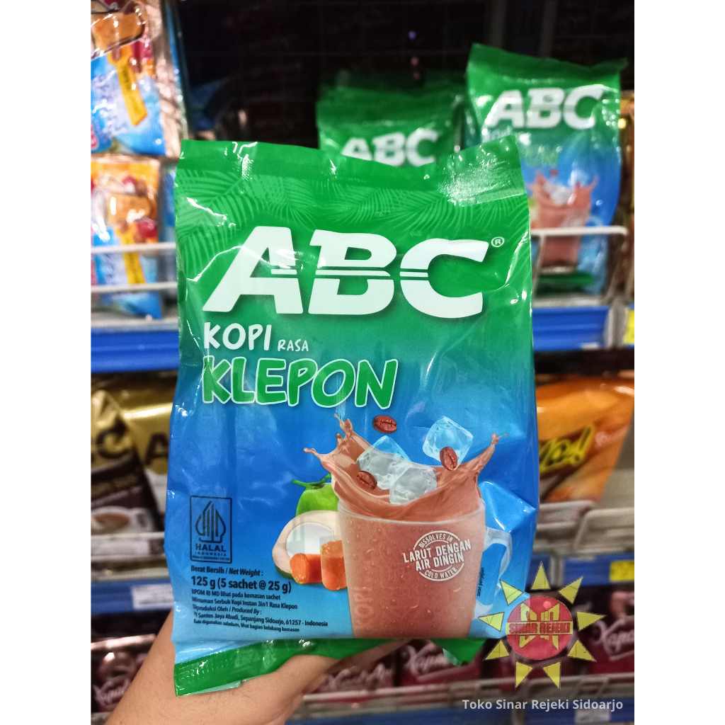 

ABC Kopi Rasa Klepon Bag Isi 5 Sachet @25 gram