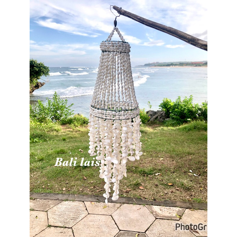kap lampu kerang/kap lampu/