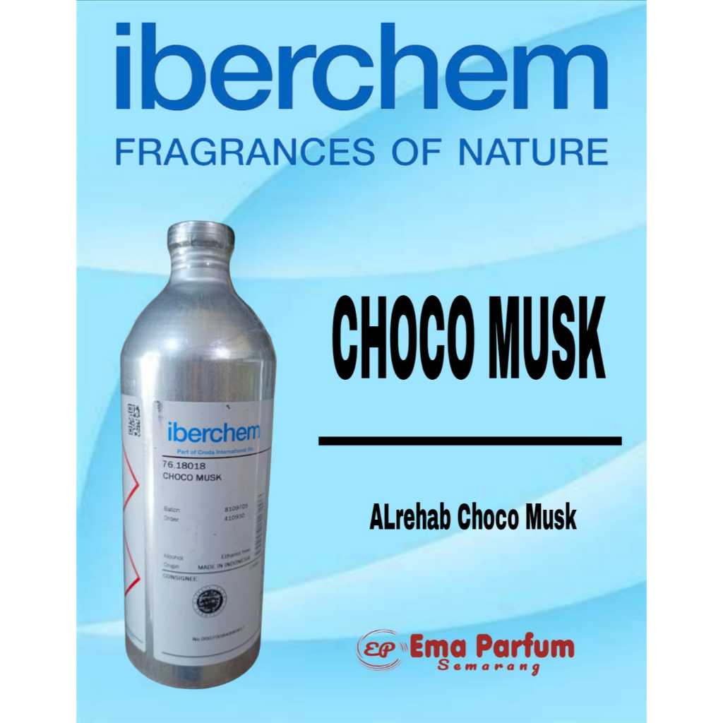 ( 1KG ) Choco musk By Iberchem searah Aroma Choco musk Kemasan Segel 1KG Segel Pabrik