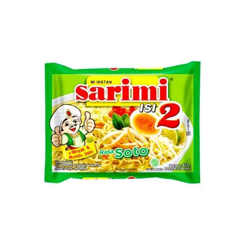 

SARIMI MIE INSTANT (ISI 2) SOTO PCK 113g
