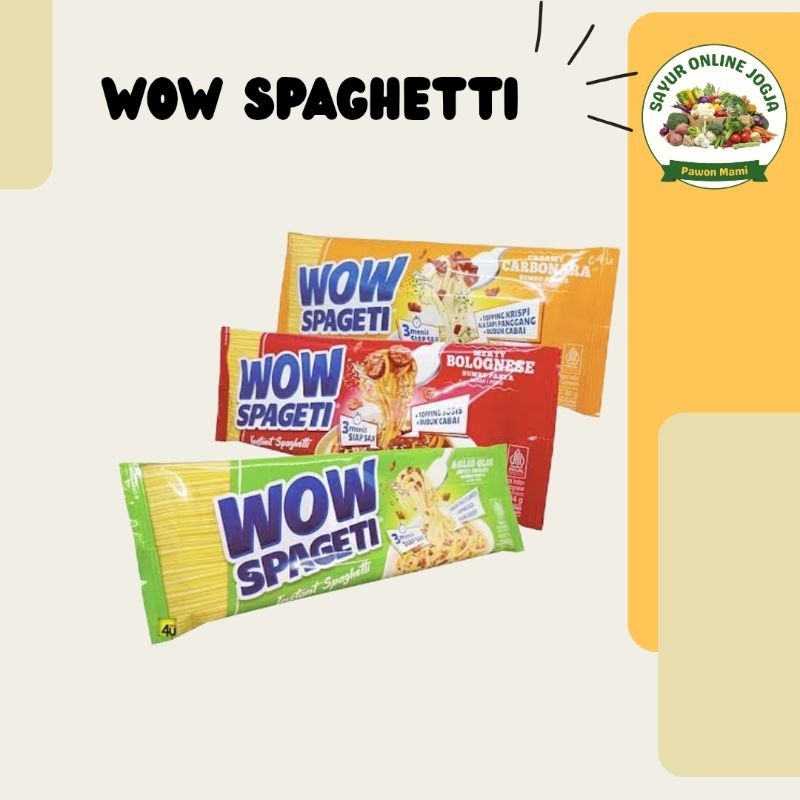 

Wow Spaghetti - PAWON MAMI SAYUR ONLINE JOGJA