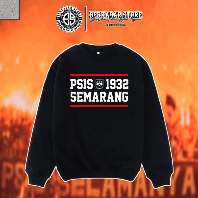 Crewneck Snex Mania/Brajamusti/PSIS Semarang [Plastisol] •BerkabarStore•