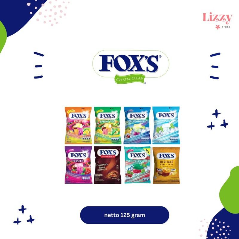 

Permen Fox’s Oval Candy Bag 125 gram
