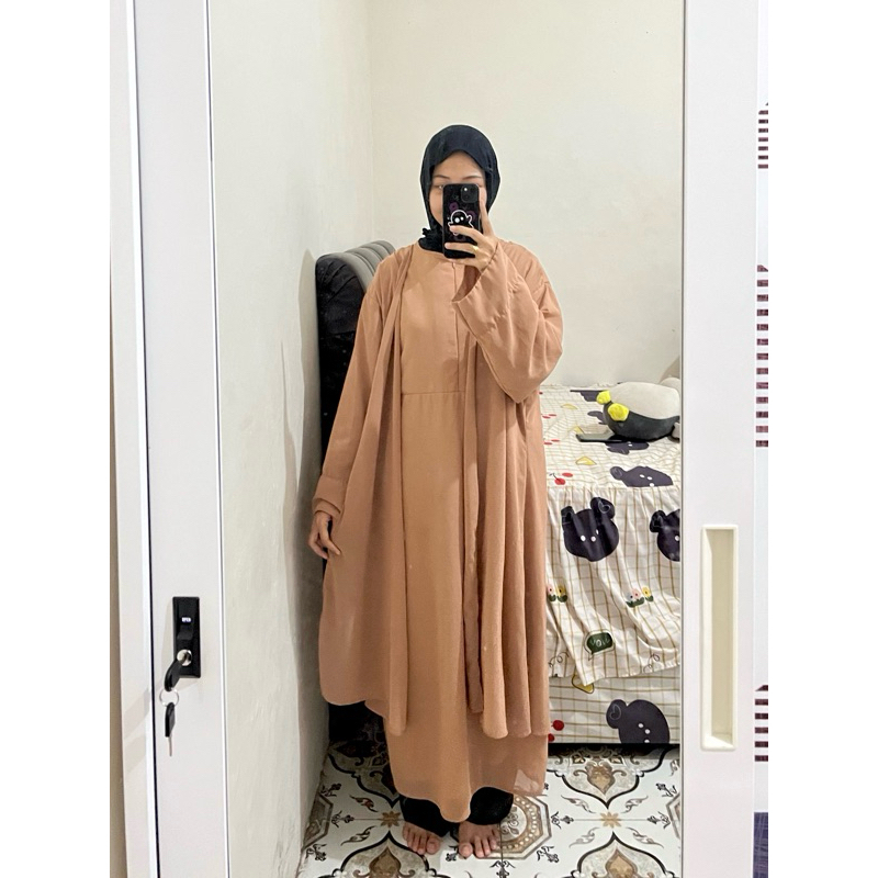 Like new gamis set tunik alsyahra