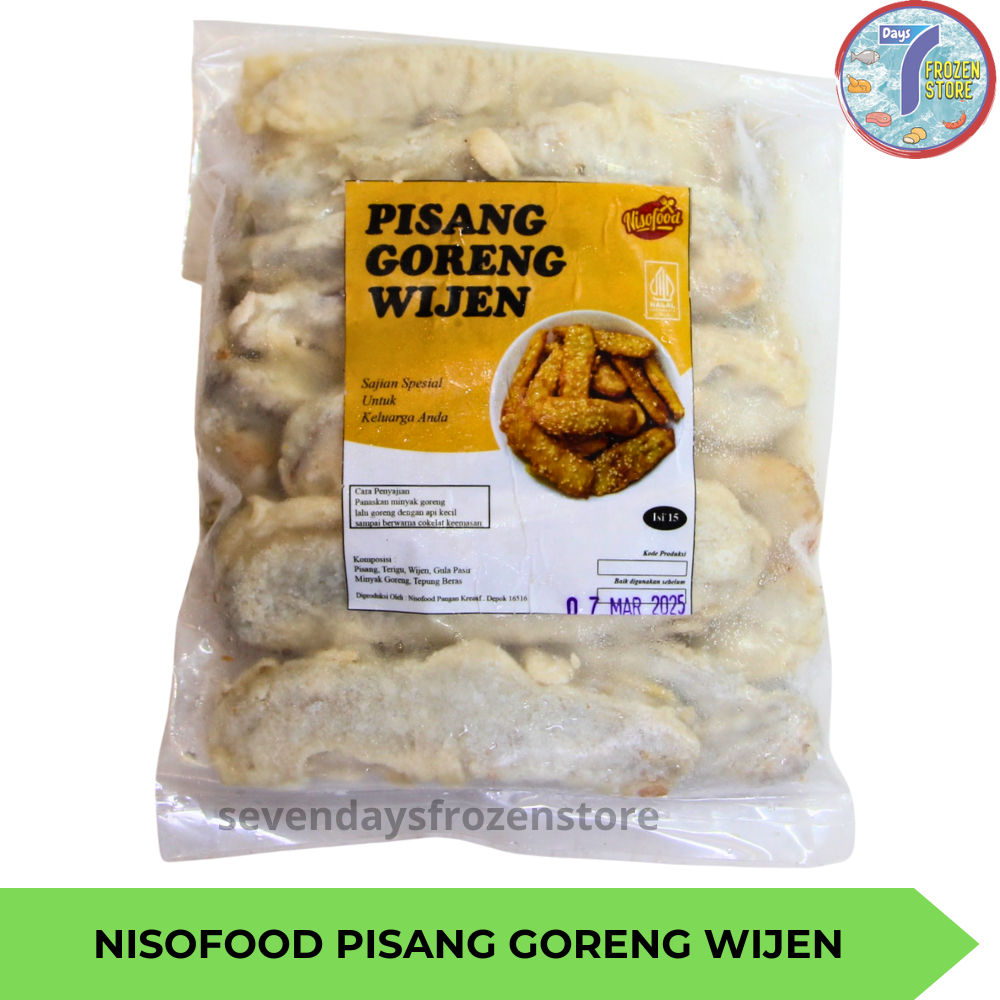 

Pisang Goreng Wijen Molen Coklat Lumer Beku Frozen