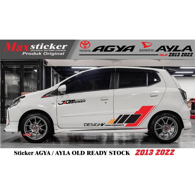 Sticker mobil Ayla-agya sticker list minimalist mobil ayla-agya stiker mobil ayla-agya jdm performan
