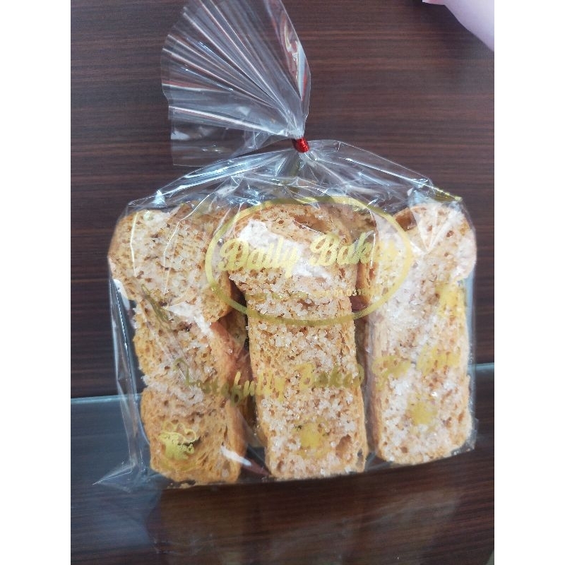 

Bagelen / Roti Crispy Toast ( pengiriman instan)