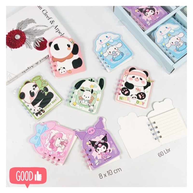 

notes notebook diary glitter chibi cute memo buku catatan lucu kawaii glic