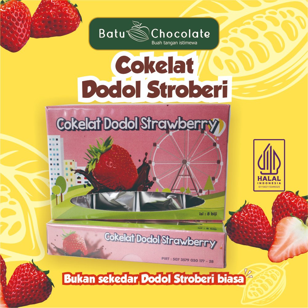 

Batu Chocolate - Cokelat Dodol Strawberry " Batu Chocolate " Oleh-oleh khas Malang