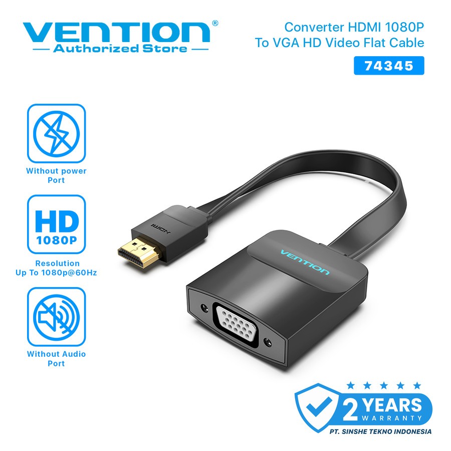 VENTION HDMI to VGA Female Without Audio & Micro-USB