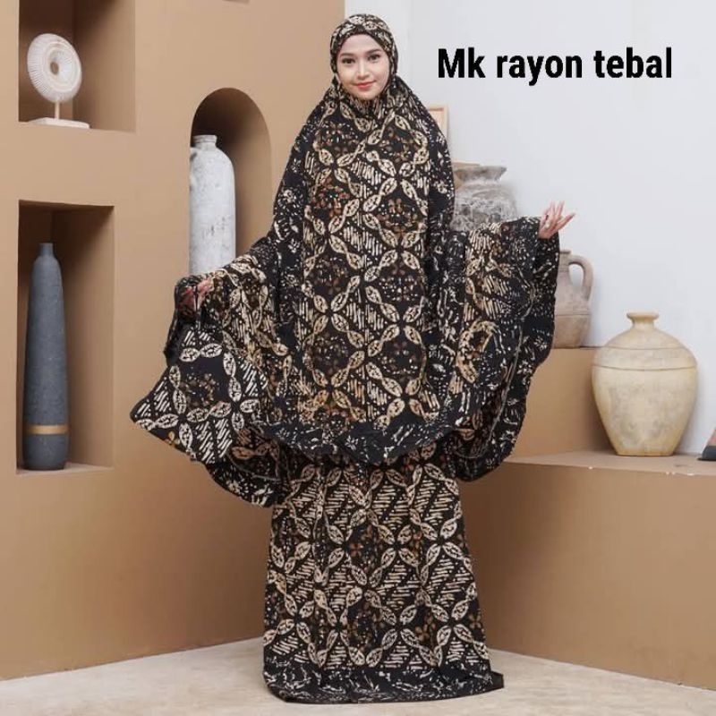 Salee | Promo | Mukena Rayon Jumbo Motif Encim / Mukena Premium / Mukena Dewasa / Mukena Jumbo Mat R
