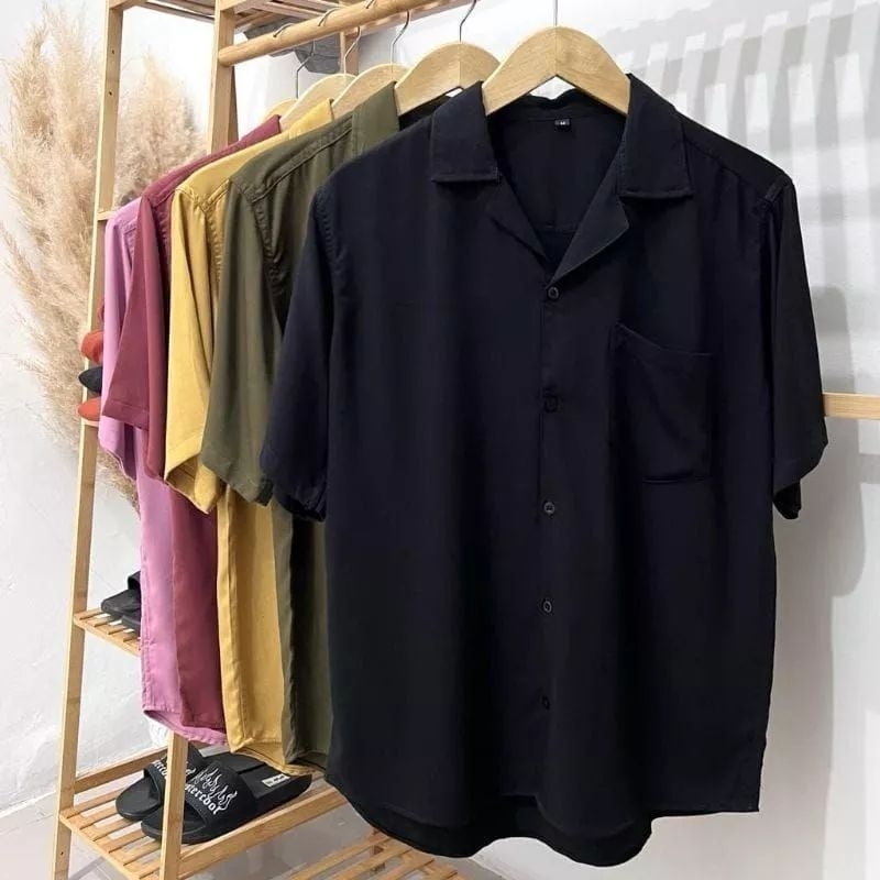 KEMEJA PRIA V_NECK