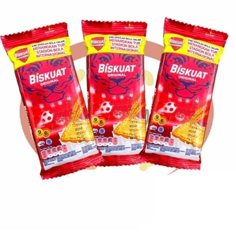 

Biskuat Biskuit Susu 1 Dus eceran 1000 / Karton isi 10 Pak x 20 Renceng (200Pcs)