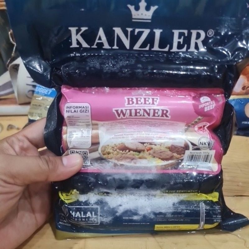 

KANZLER SOSIS BEEF WIENER 360GR