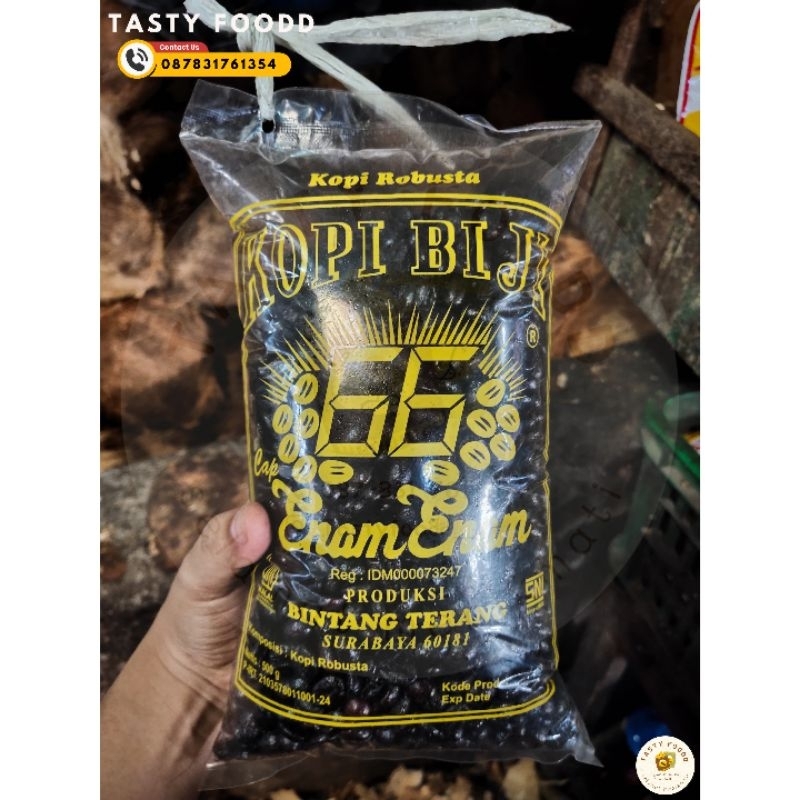 

[ BIJI KOPI ] 500gr KOPI 66// BIJI KOPI 66 BERAT (500gr)
