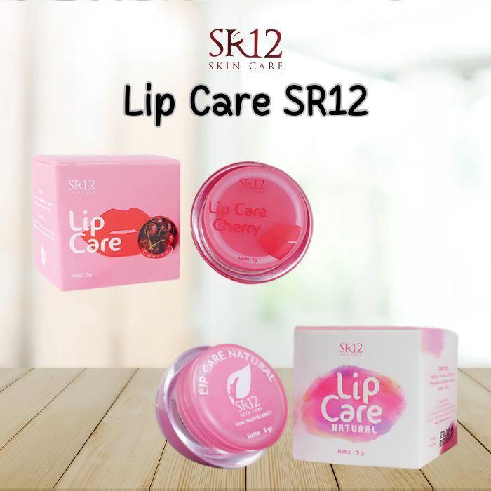 LIP CARE SR12 - CHERRY FLAVORED LIP BALM / Lip Care SR12 Pelembab Bibir dan Pencerah Warna Bibir Ori