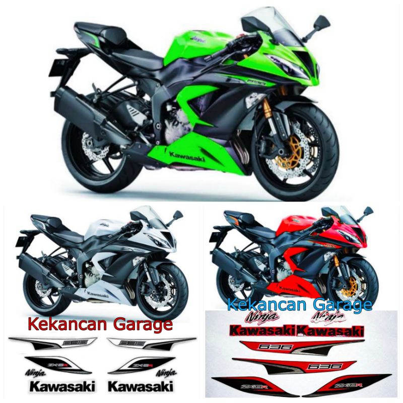 Striping Sticker Kawasaki ZX6R ZX-636 ZX-6R