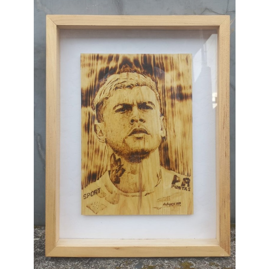 LUKIS WAJAH + PIGURA || LUKIS WAJAH CUSTOM || LUKIS BAKAR || LUKIS WAJAH BAKAR || LUKIS KAYU