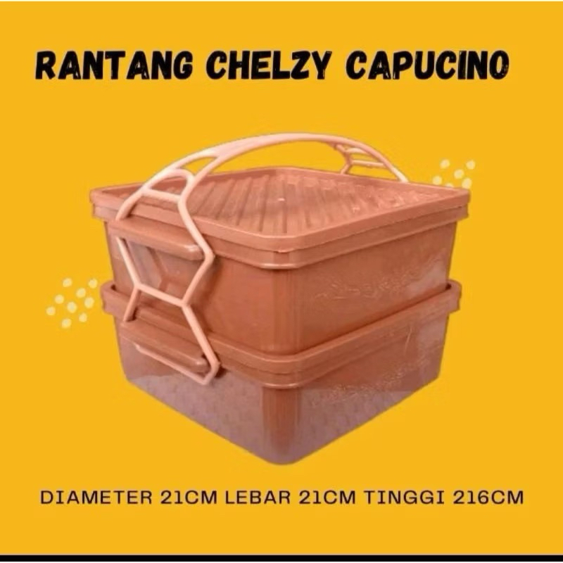 Big Sale Rantang Susun 2 / Rantang Chelzy Susun 2 / Rantang Berkat / Rantang Plastik / Rantang Kotak