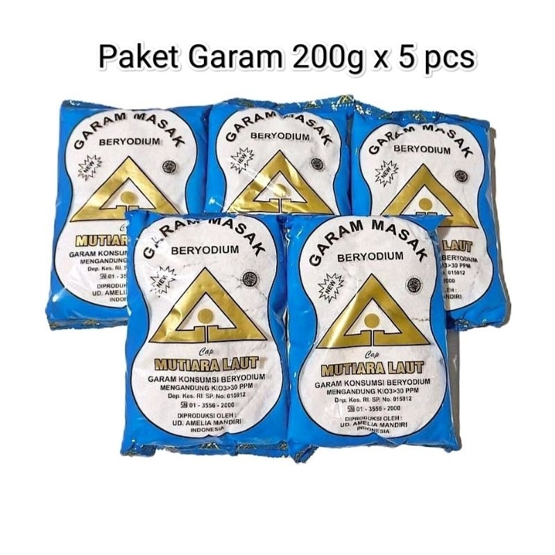 

[ paket 5 ] Garam Halus beryodium 200gram