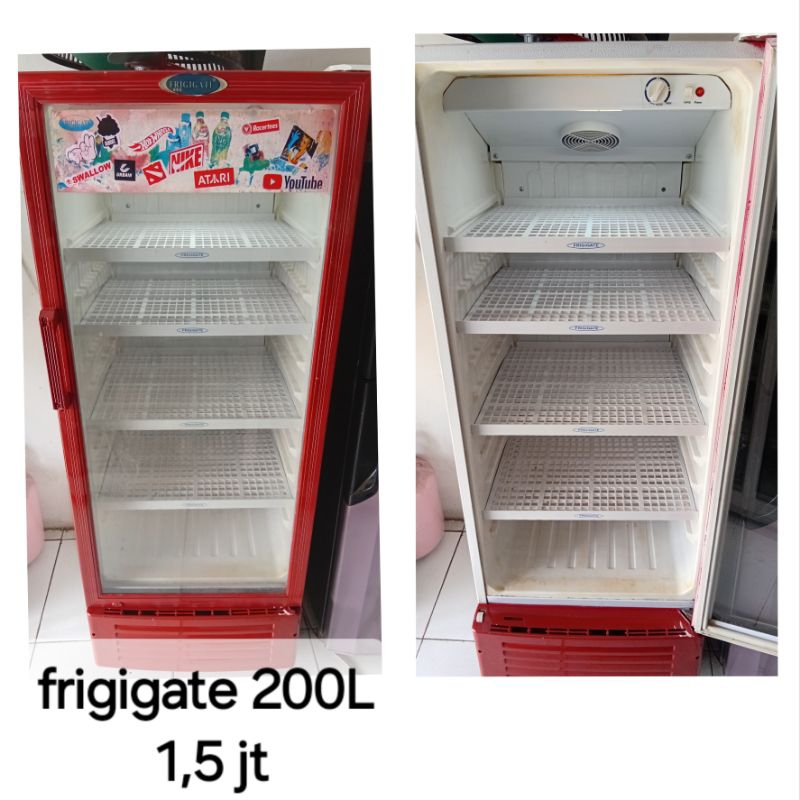 showcase pendingin 200L bekas bergaransi wajib baca deskripsi agar tau cara order