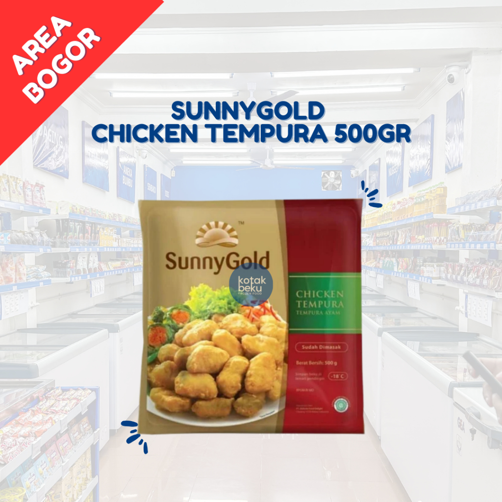 

SUNNYGOLD CHICKEN TEMPURA 500GR