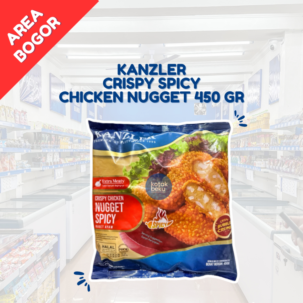 

KANZLER CRISPY SPICY CHICKEN NUGGET 450 GR
