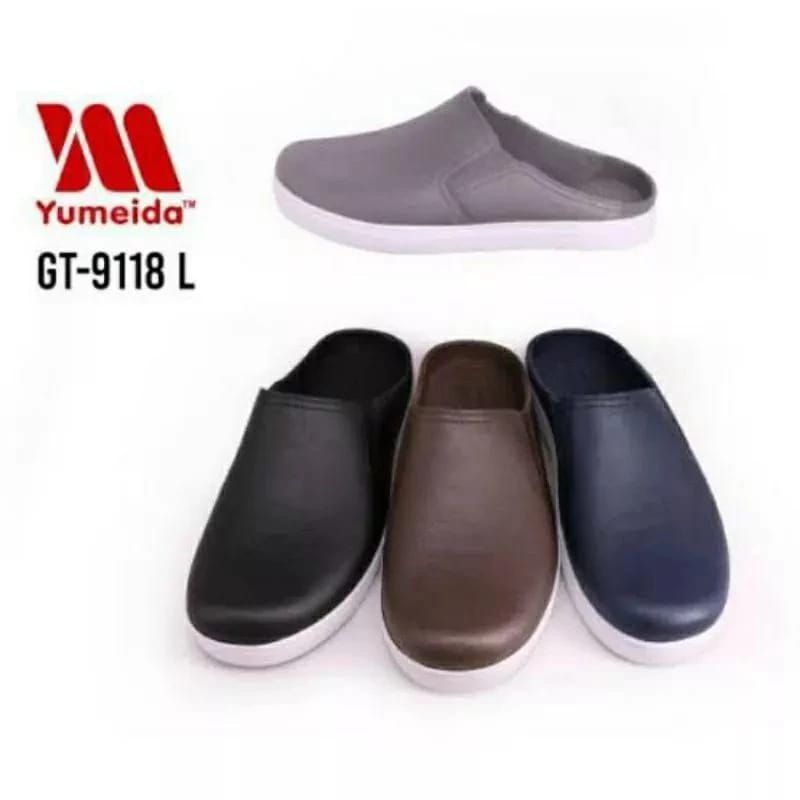 Sandal Selop Pria - Sepatu Sandal Karet Pria - Sandal Selop Karet Pria Yumeida GT 9118 L