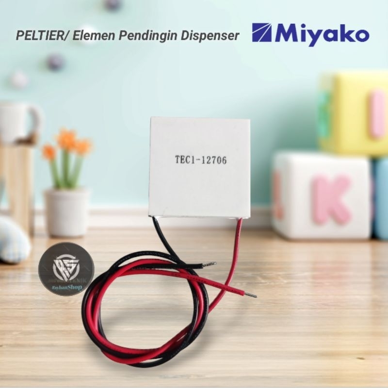 PELTIER | Elemen Pendingin Dispenser Miyako | Peltier TEC1-12706 | Keramik Pendingin