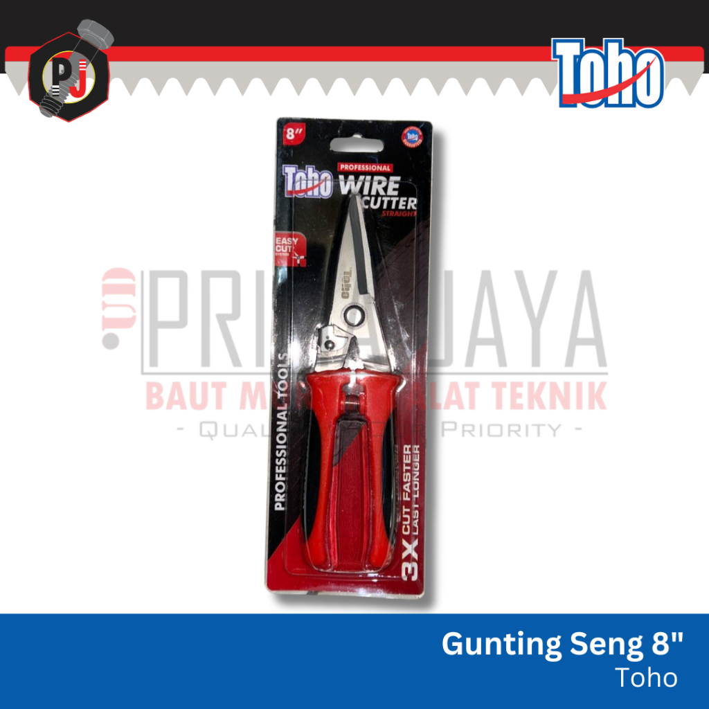 

GUNTING SENG / GUNTING PLAT / WIRE CUTTER 8" LURUS TOHO