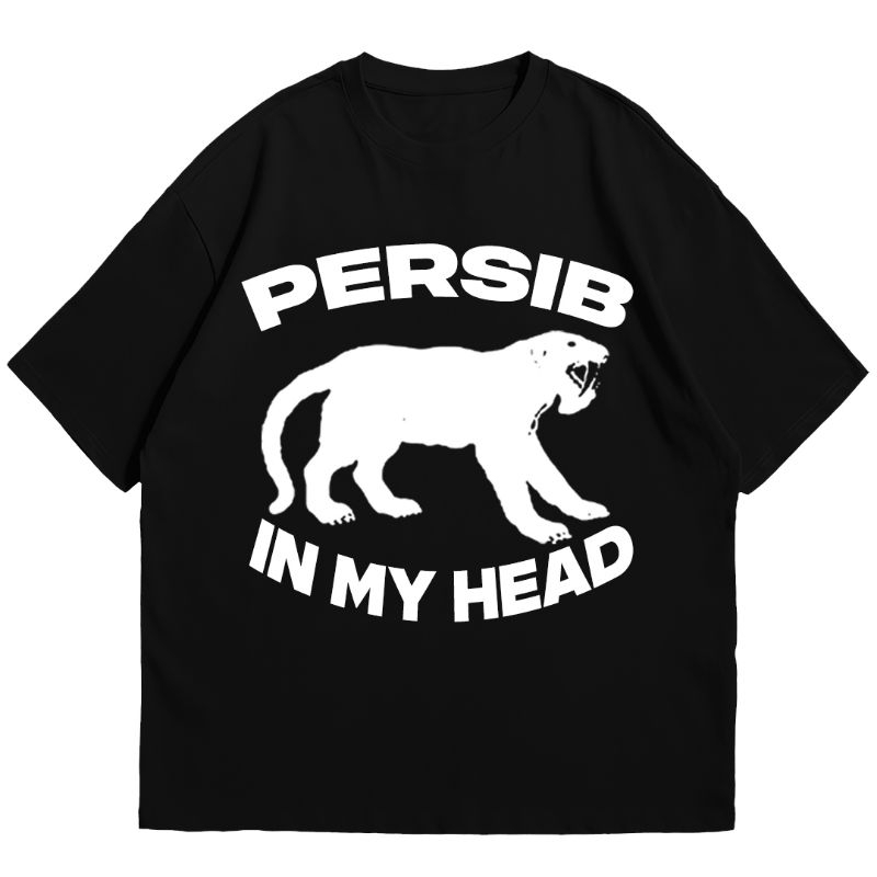 KAOS PERSIB IN MY HEAD | T-SHIRT PERSIB BANDUNG CHAMPIONS 2025 TERBARU | KAOS DISTRO PERSIB | COMBED