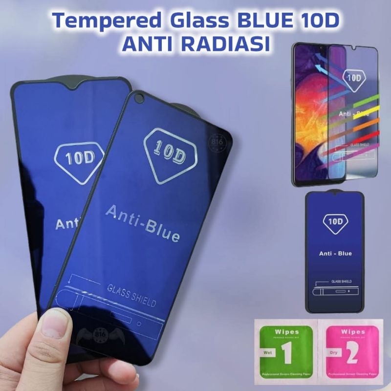 ( GROSIR PERSAMAAN ) TG TEMPERED GLASS ANTI GORES BLUE 10D UNIVERSAL