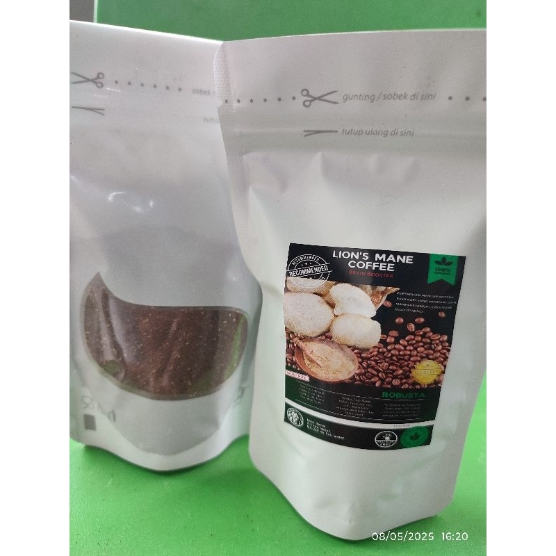 

Lion's Mane Coffee fresh from organic farm Mushroom Indonesia