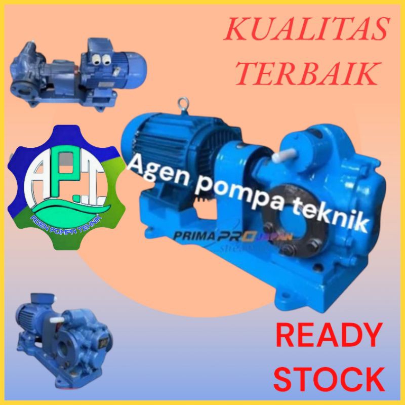 Pompa Oli Gear pump Type KCB 83.3liter/menit merk PRIMAPRO 2.2kw 3PH