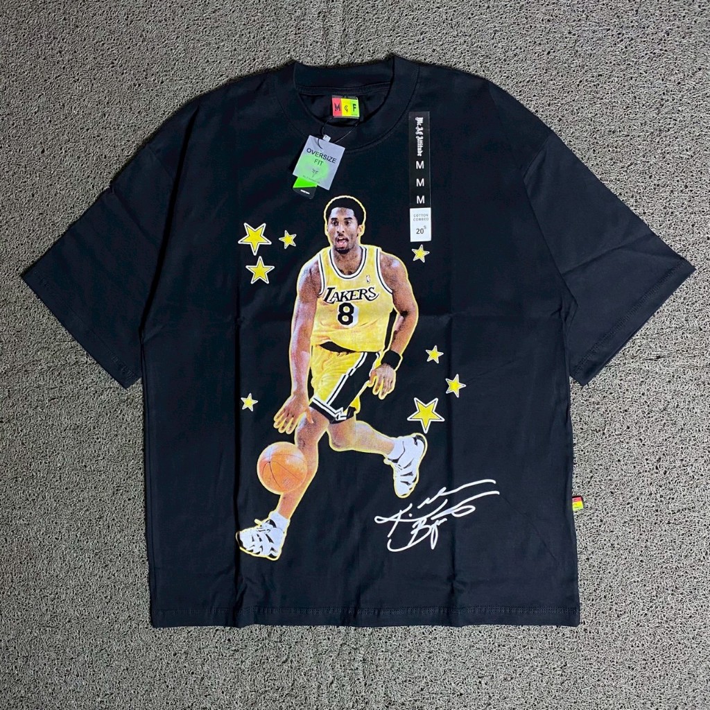 TSHIRT KAOS OVERSIZE MCF SUPPLY CO ORIGINAL KOBE BRYANT BLACK