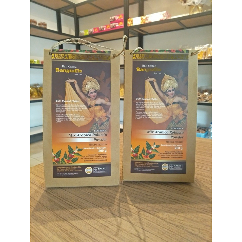 

Kopi Bali Banyuatis mix Arabica & Robusta