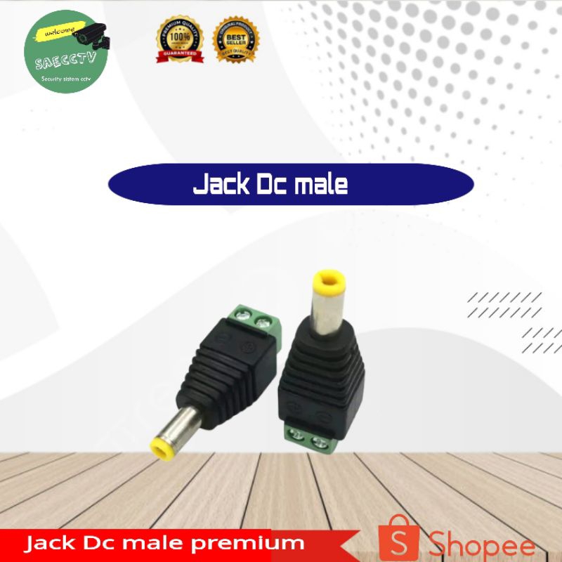 JACK DC MALE CCTV/KONEKTOR DC MALE CCTV