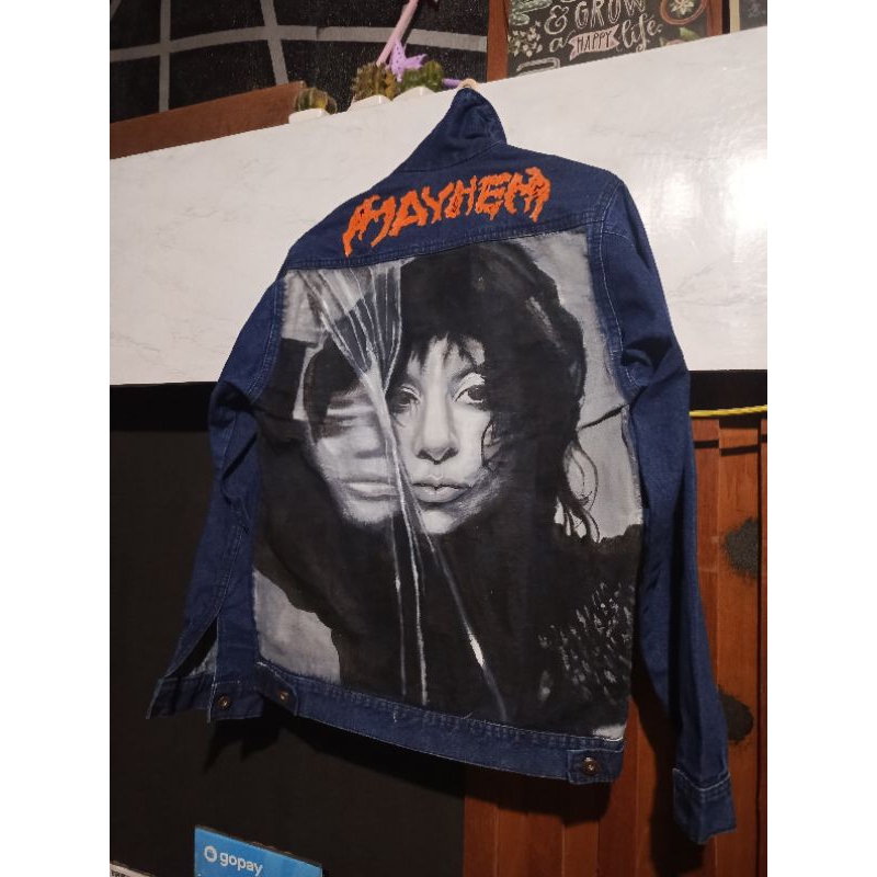 JAKET LUKIS CUSTOM Lady Gaga Mayhem