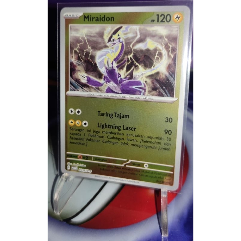 Pokemon Indonesia - MIRAIDON (PROMO)