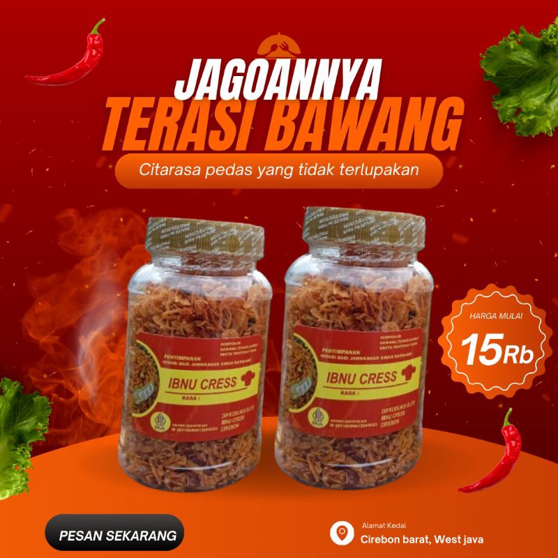 

PROMO (BELI 3 GRATIS 1) SIWANG TERASI BAWANG // BRAMBANGGORENG // BAWANG GORENG // MAKANAN INSTAN