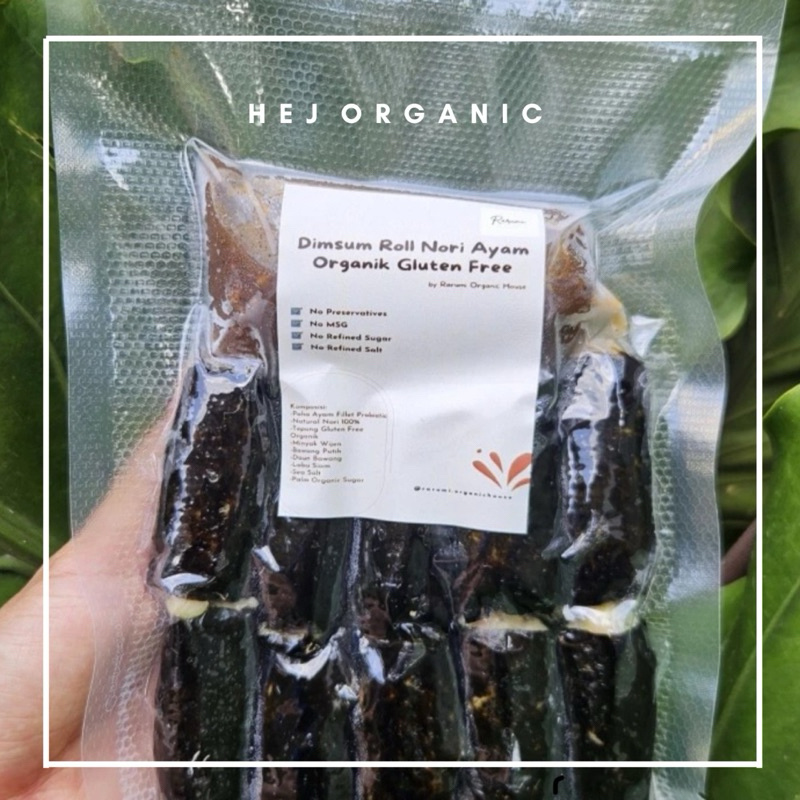 

Dimsum Roll Nori Ayam Organik Gluten Free Egg Free Dairy Free Include Saus Blackpepper